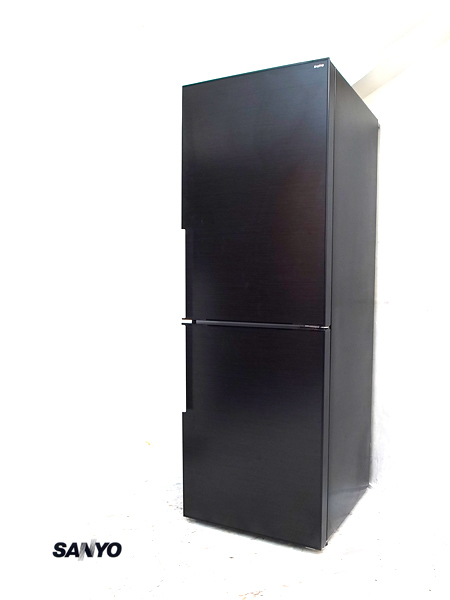最新デザインの (270L） ノンフロン冷凍冷蔵庫 三洋電機 SANYO 2ドア 